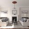 Ekena Millwork Oslo Ceiling Medallion (Fits Canopies up to 7 5/8"), Hand-Painted Firebrick, 38 3/8"OD x 2 7/8"P CM38OSFIF - alternate 4